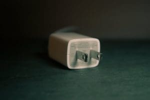 White Travel Adapter